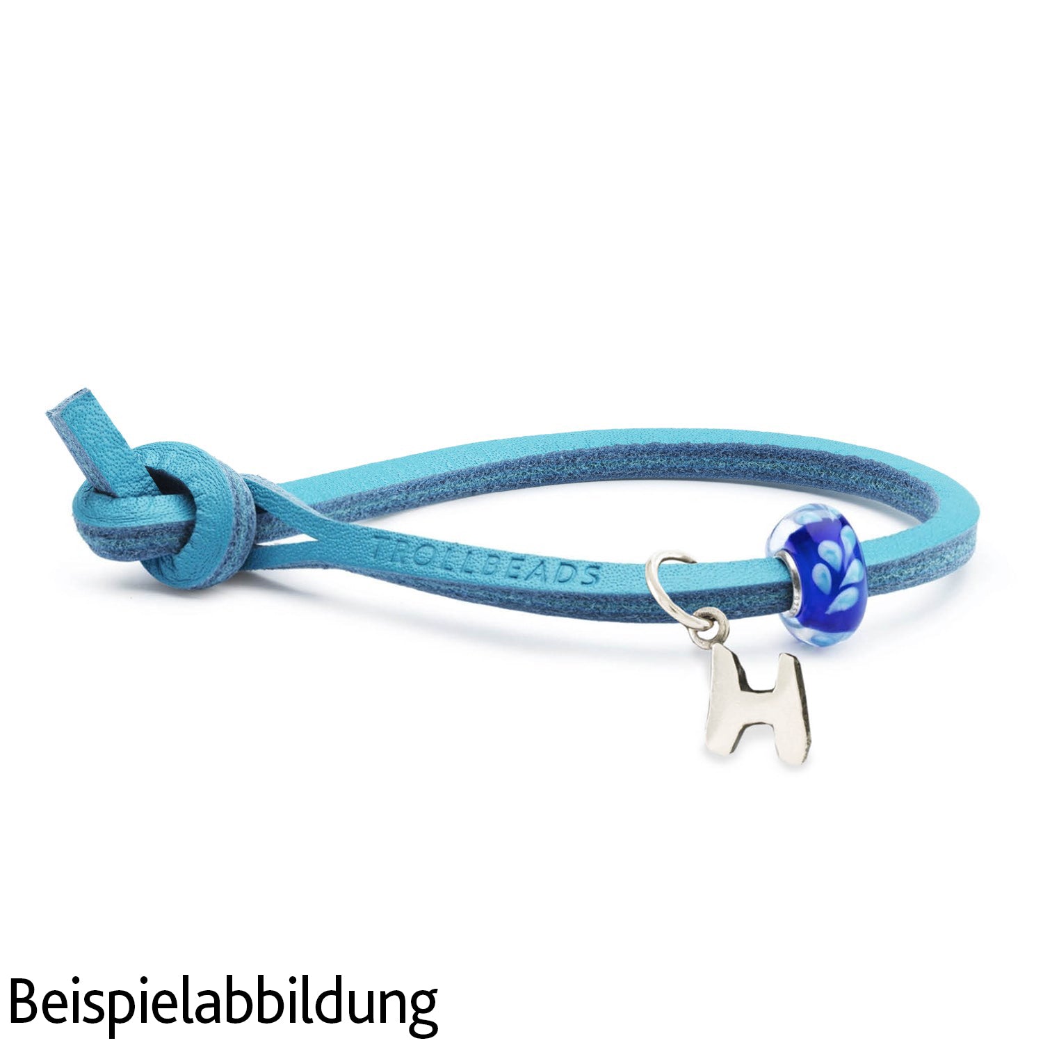 Unique Leder Armband, Borretsch mit Buchstaben Anhänger – Trollbeads ... Unique Leder Armband, Borretsch mit Buchstaben Anhänger – Trollbeads ...