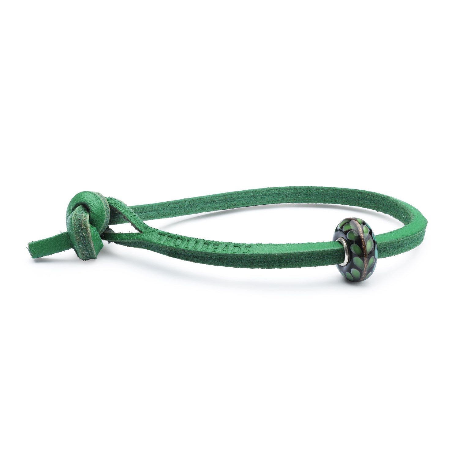 Trollbeads Originele leren armband zonder sluiting, 22 cm, Leer, Geen edelsteen