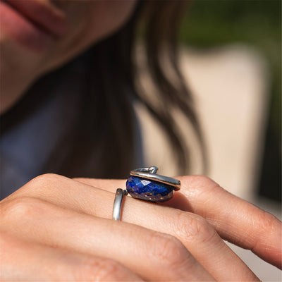 Lapislazuli Liebesranken Fantasy Ring TAGBO-01595