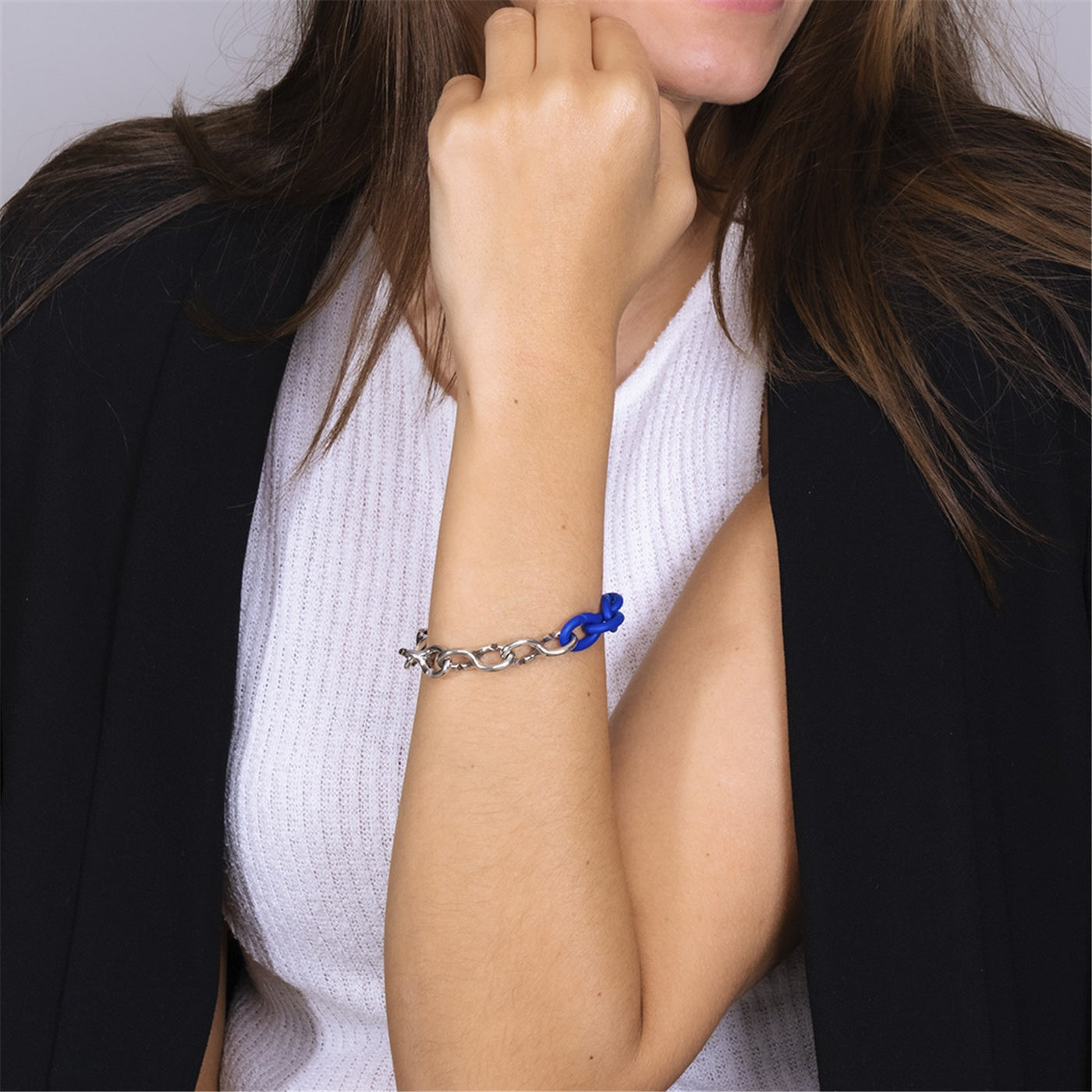 Blaue Eleganz Armband