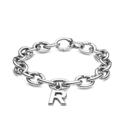R, Single Silber Link