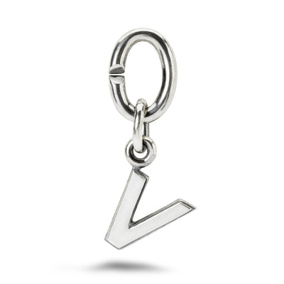 V, Single Silber Link
