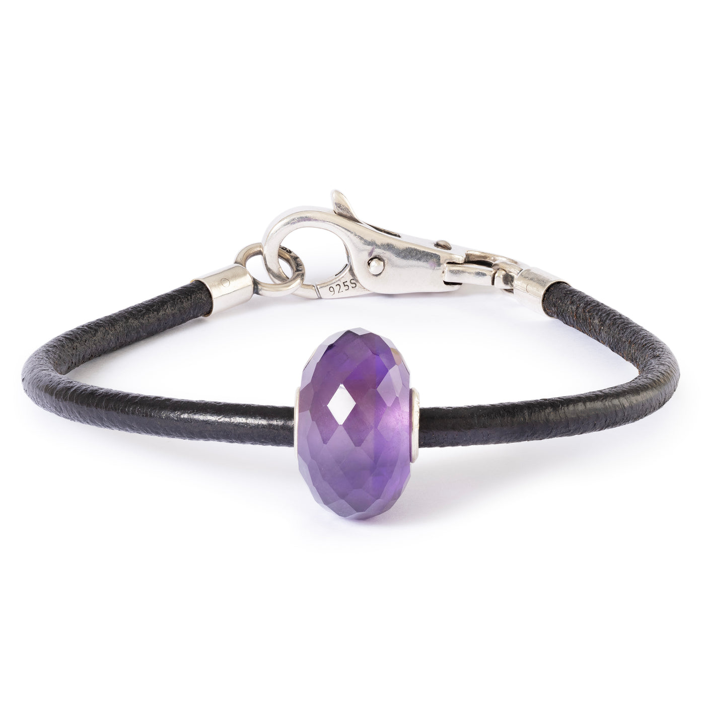 Amethyst Leder Armband