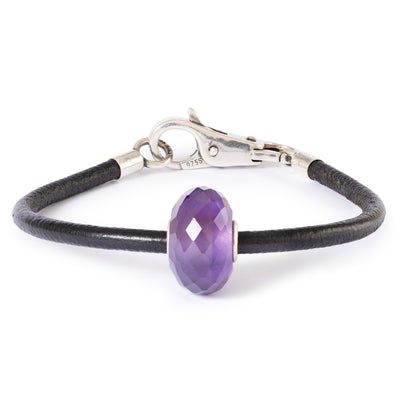 Amethyst Leder Armband