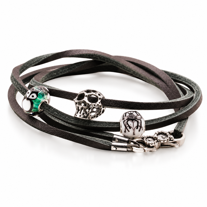 Mystische Nacht – Halloween Special Leder Armband