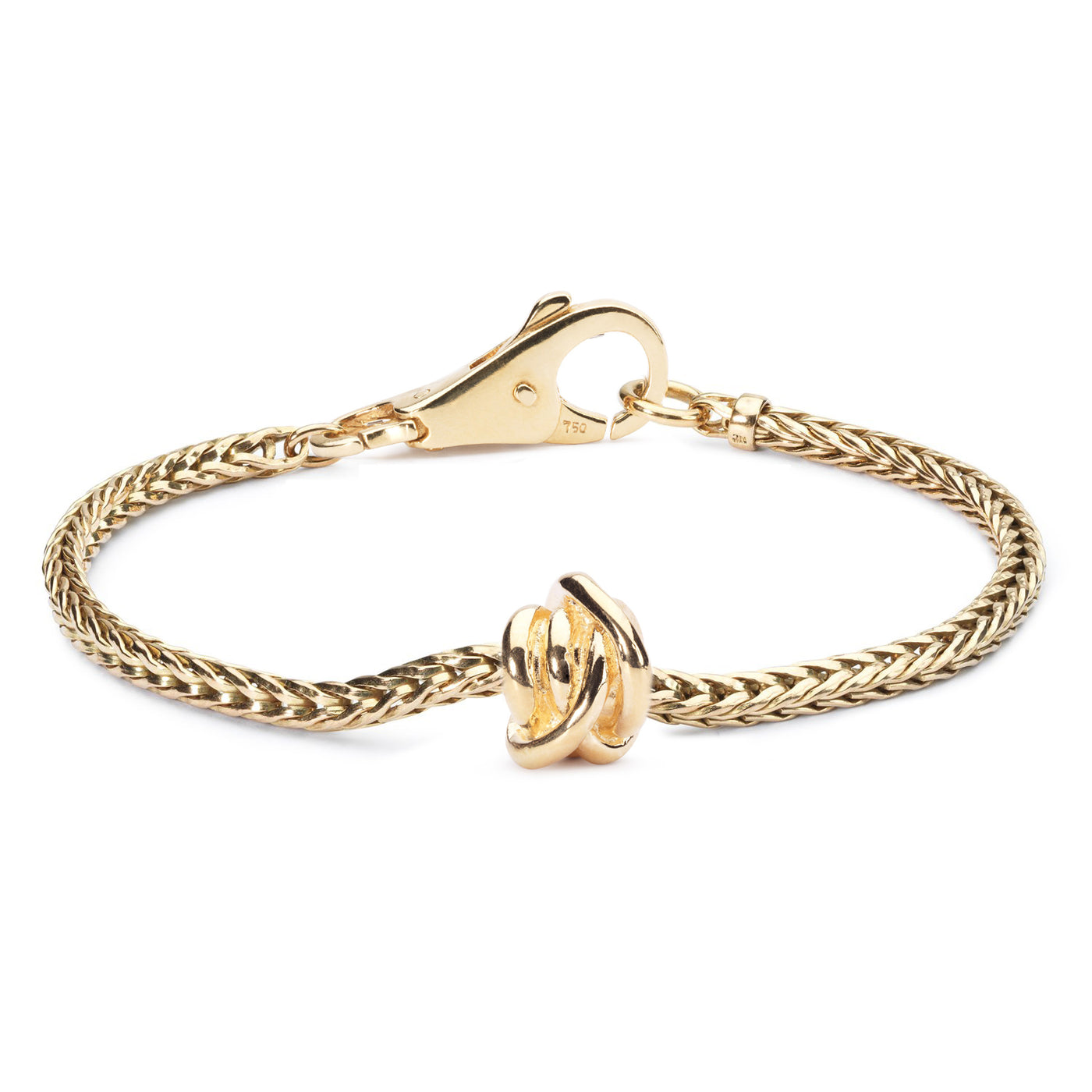 Glücksknoten Armband, Gold