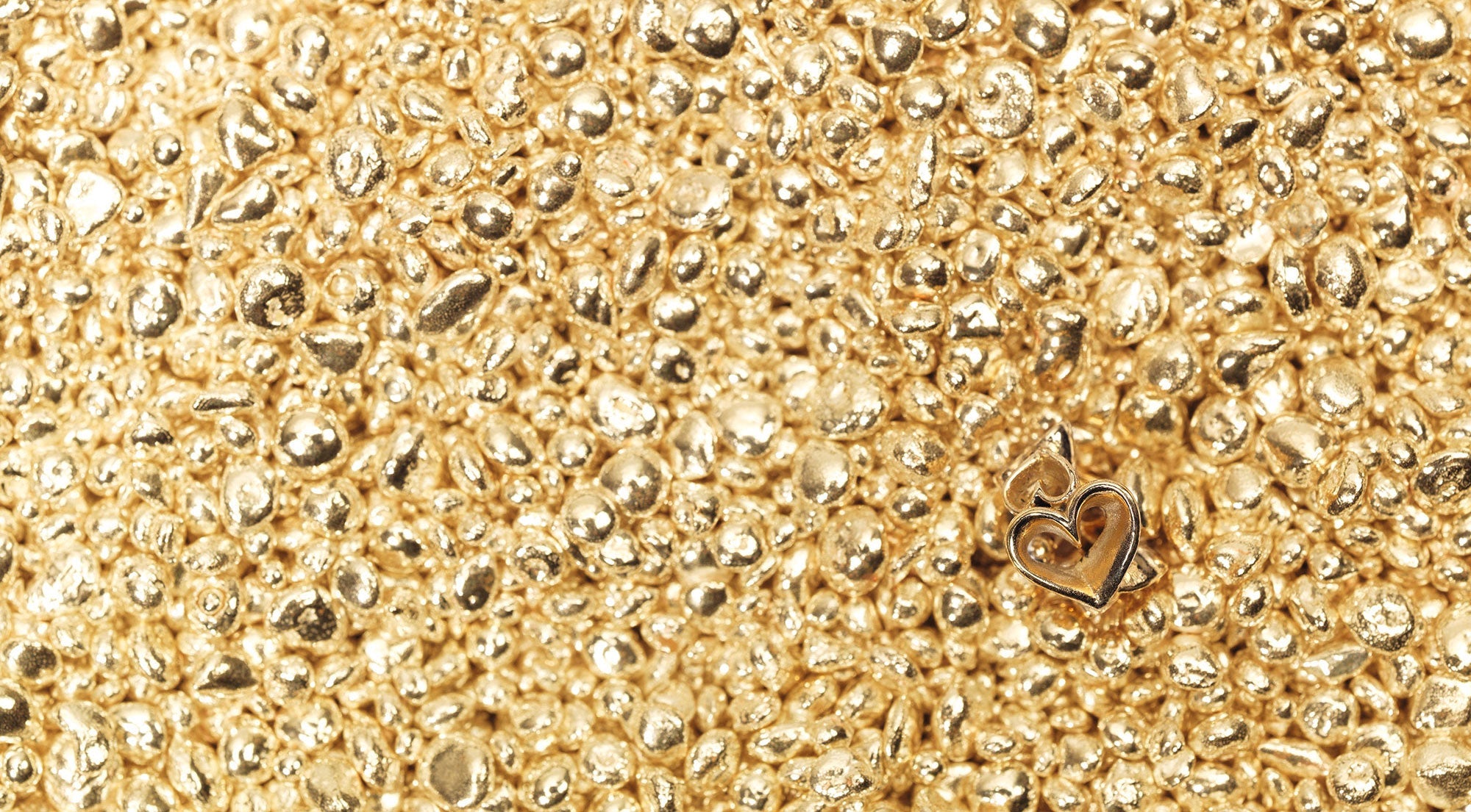 Goldkörner mit Himmlisch Gold Bead