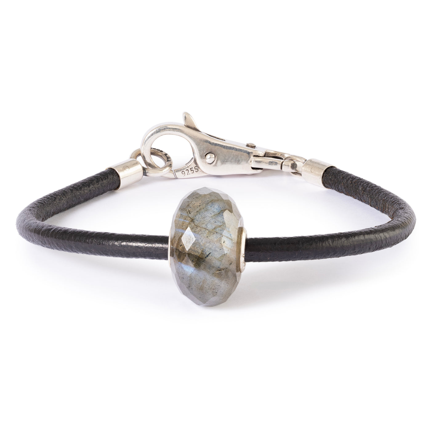 Labradorit Leder Armband