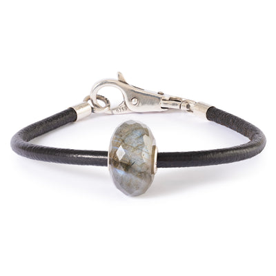 Labradorit Leder Armband