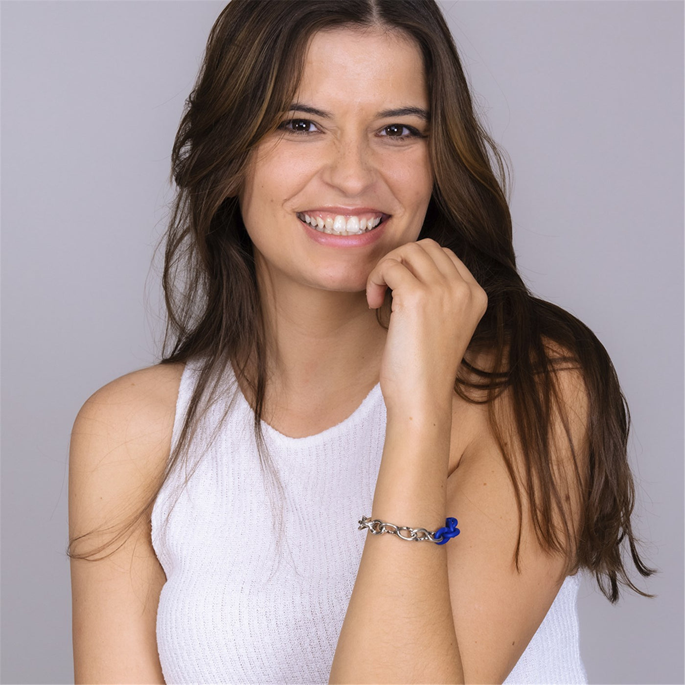 Blaue Eleganz Armband