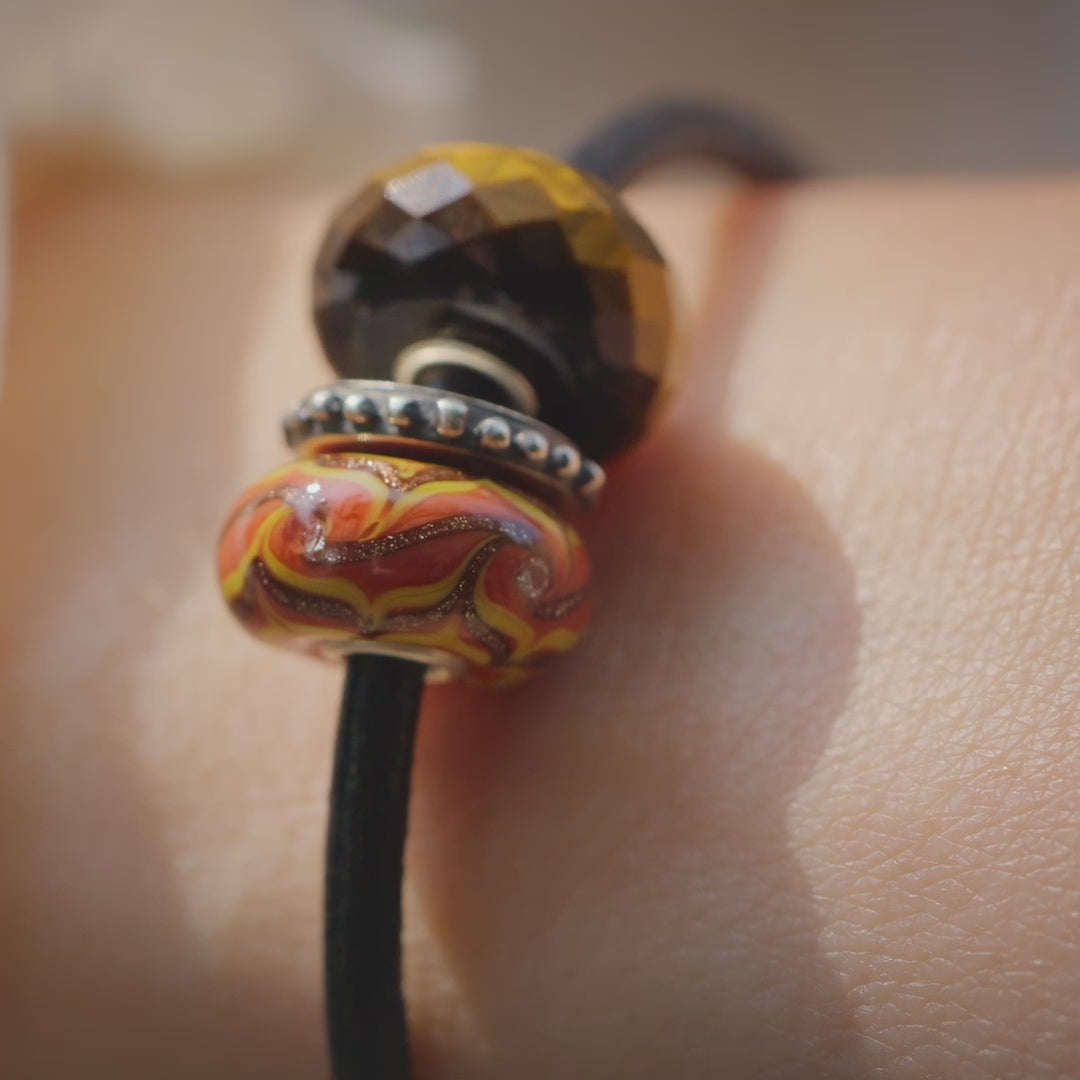 Goldfunke in Bernstein - Trollbeads Day