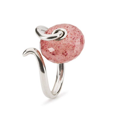 Erdbeerquarz Liebesranken Fantasy Ring