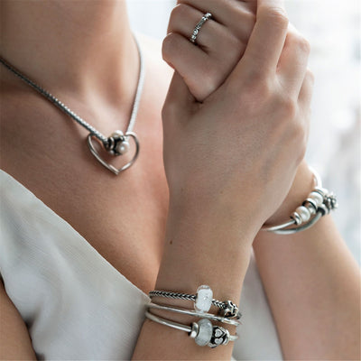 “Diamanten” Bead Weiß