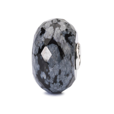 Limitierter Facettierter Schneeflocken Obsidian - Black Friday Bead 2018