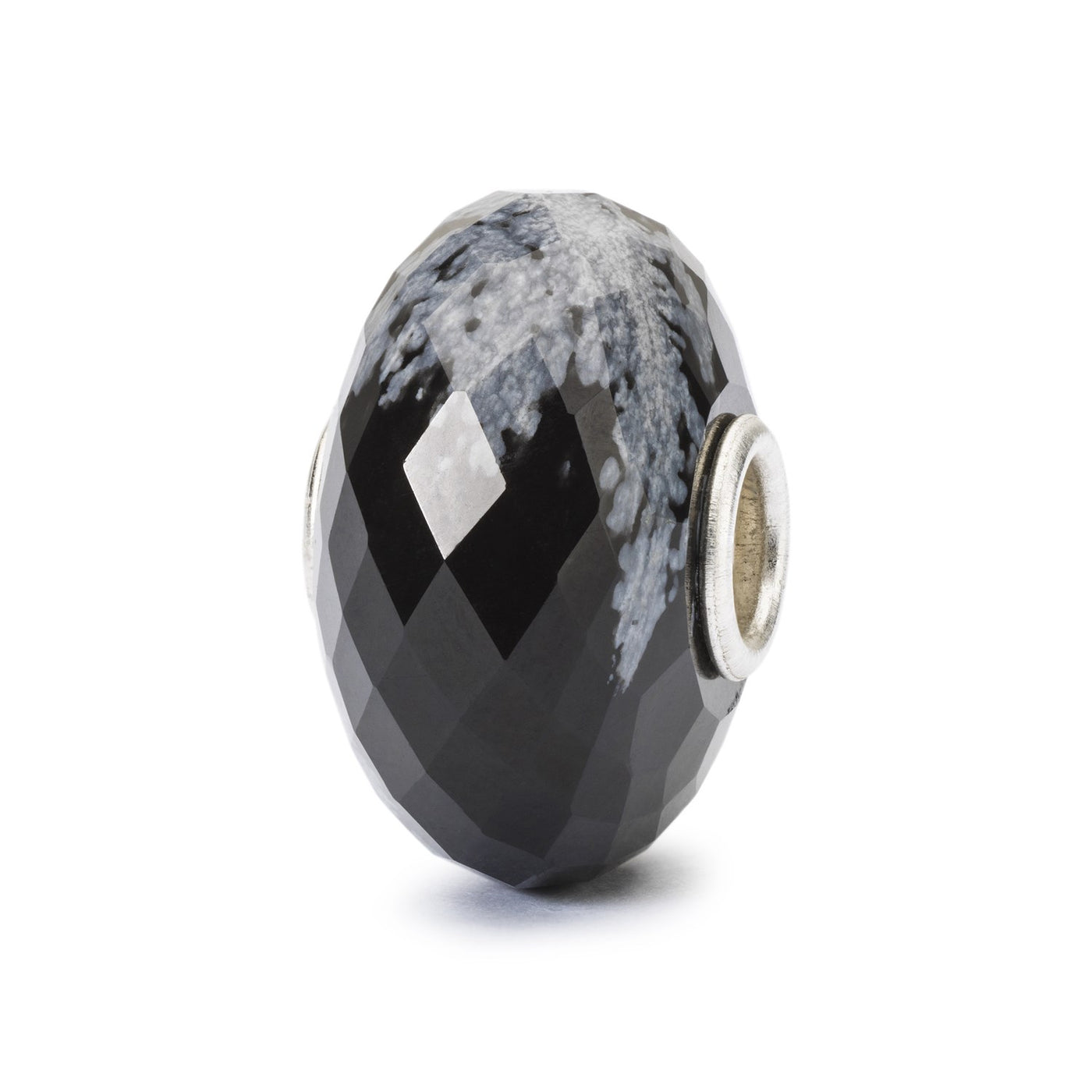 Limitierter Facettierter Schneeflocken Obsidian - Black Friday Bead 2018