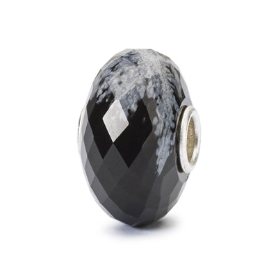 Limitierter Facettierter Schneeflocken Obsidian - Black Friday Bead 2018