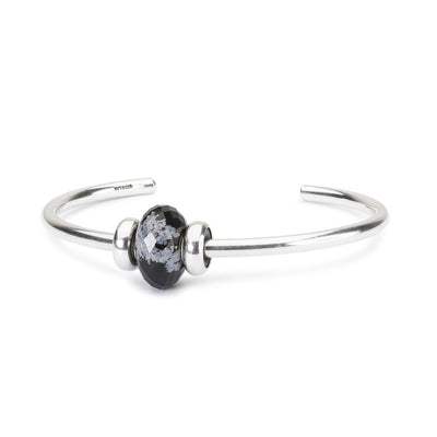 Limitierter Facettierter Schneeflocken Obsidian - Black Friday Bead 2018