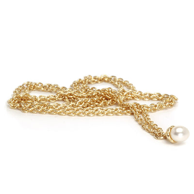 Fantasy Halskette mit Perle, Gold