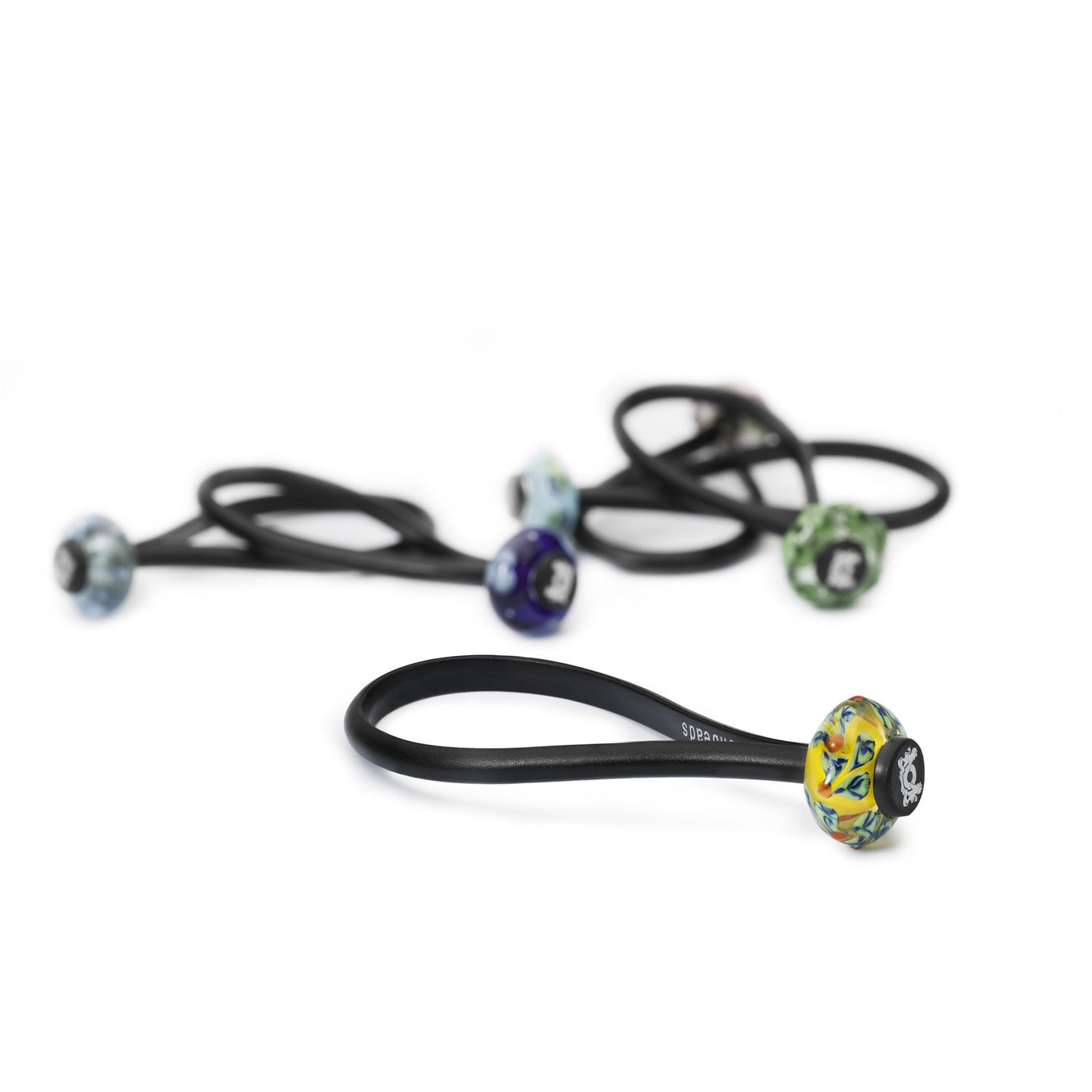 Unique Glasbead Schlüsselanhänger