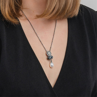 Limitierter Facettierter Schneeflocken Obsidian - Black Friday Bead 2018