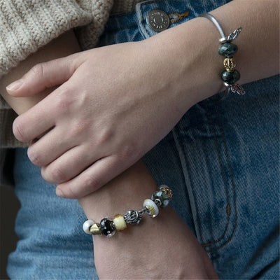 “Diamanten” Bead Schwarz