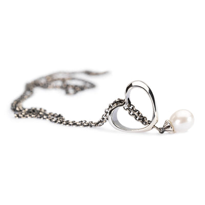 Fantasy Halskette mit weißer Perle