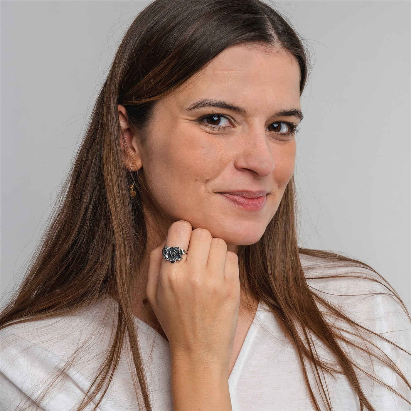 Rose des Herzens Ring