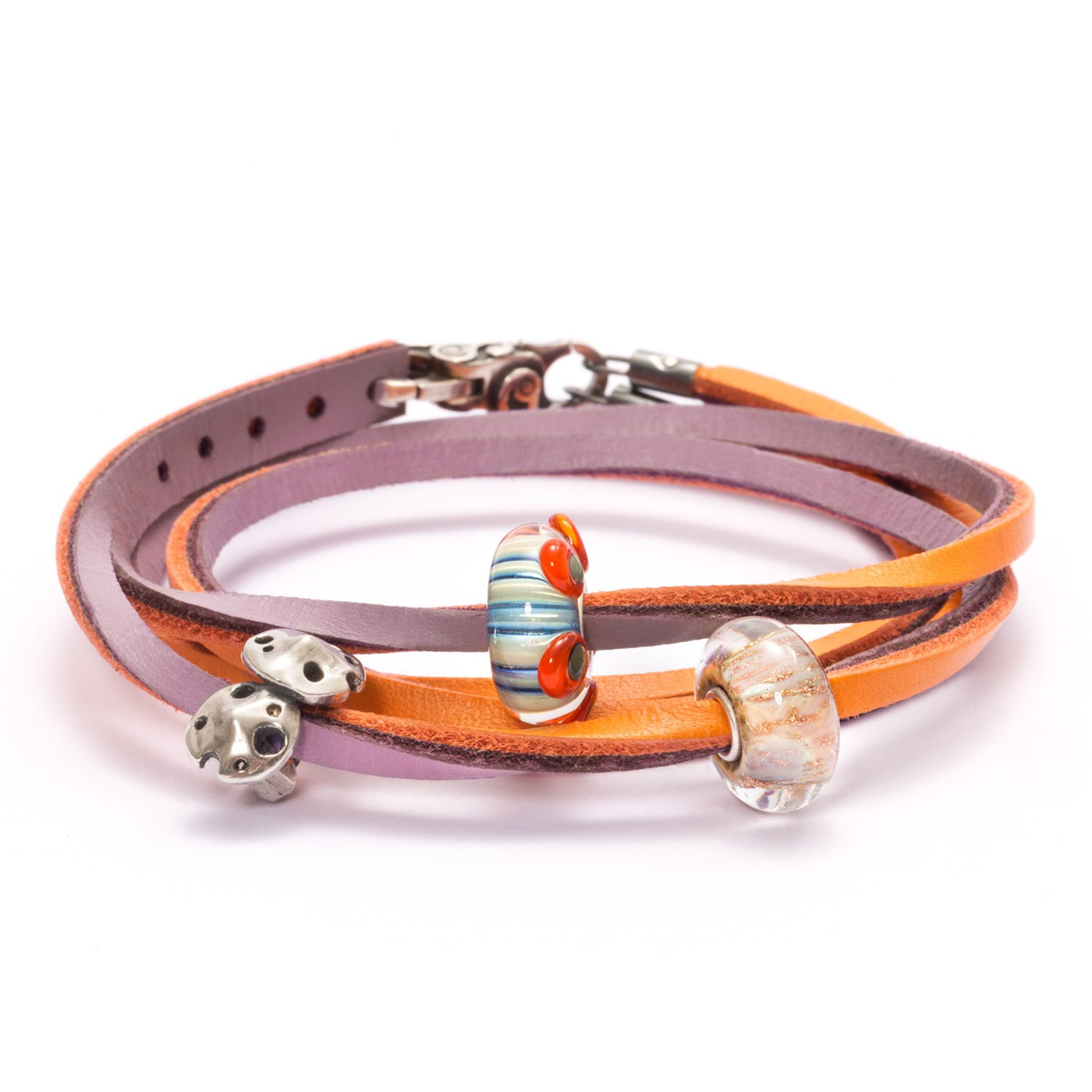 Lederarmband Kürbis/Traube