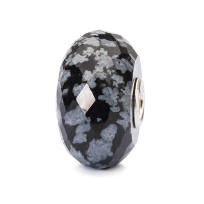 Limitierter Facettierter Schneeflocken Obsidian - Black Friday Bead 2018
