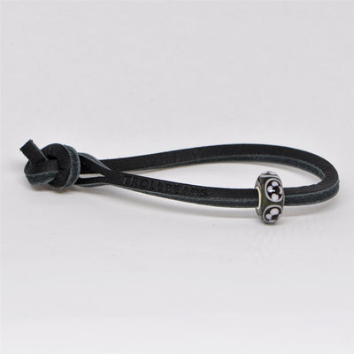 Unique Leder Armband, Schwarzer Pfeffer